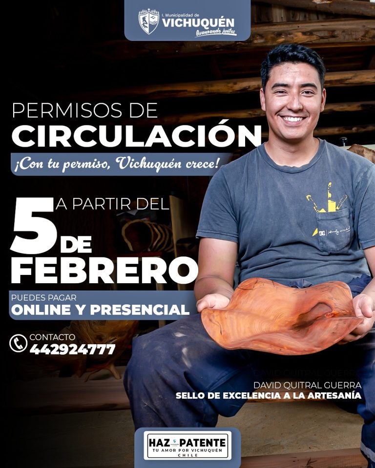 Permisos de Circulación 2026: ¡Con tu Permiso Vichuquén Crece!
